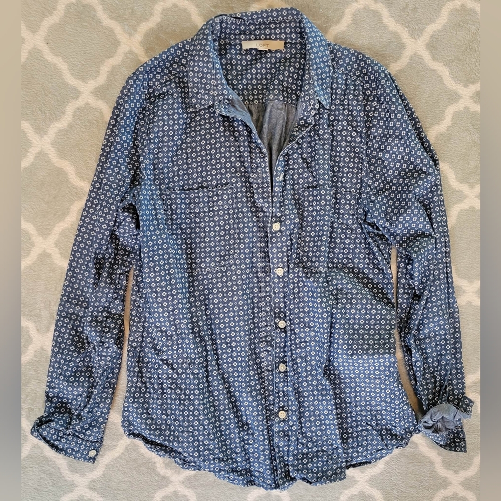 Loft long sleeve button down